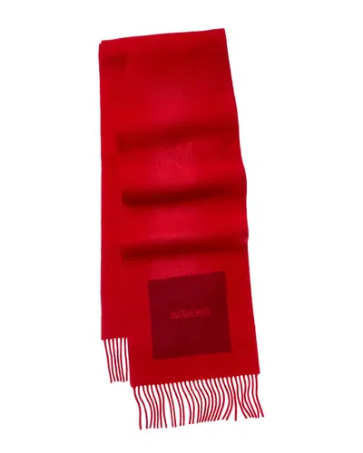 JACQUEMUS THE ROND CARRE WOOL SCARF