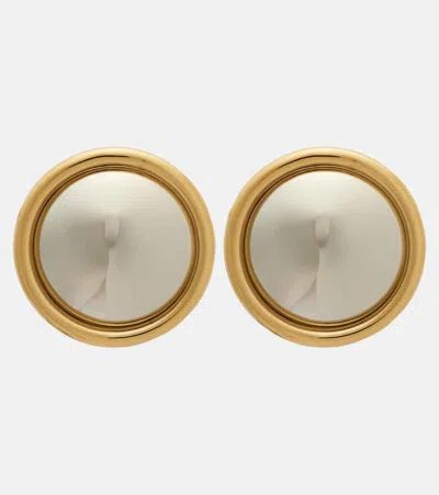 Jacquemus The Rond Drop Earrings In Silver