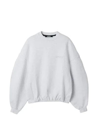 Jacquemus The Ruban Sweatshirt In Gray