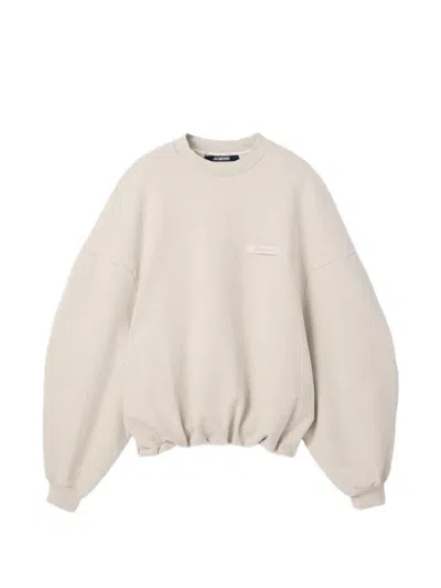 Jacquemus The Ruban Sweatshirt In Neutral