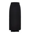 Jacquemus Women's La Jupe Sablier Midi Skirt In Black