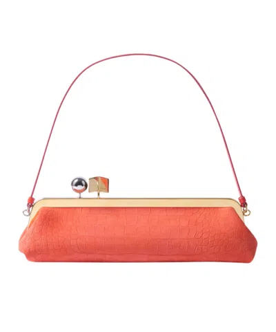 Jacquemus The Salon Clutch In Orange