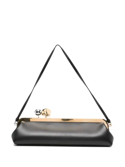 Jacquemus The Salon Clutch Bag In Black