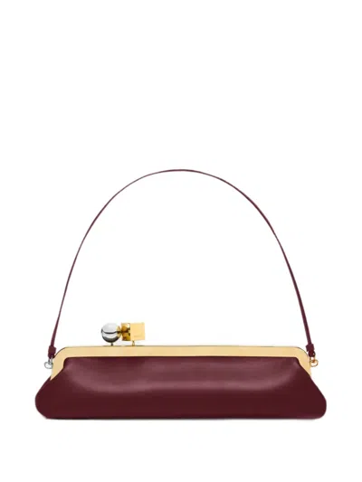 Jacquemus The Salon Clutch Bag In Red