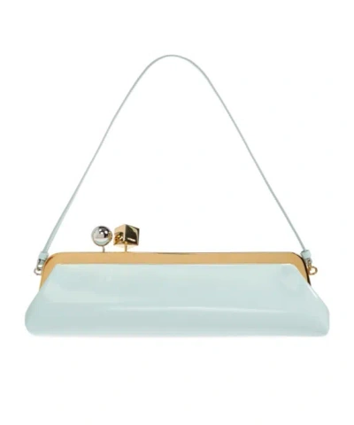Jacquemus The Salon Clutch In Blue