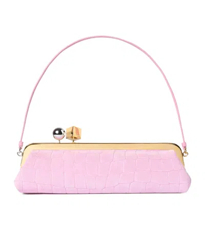Jacquemus The Salon Clutch In Light Pink