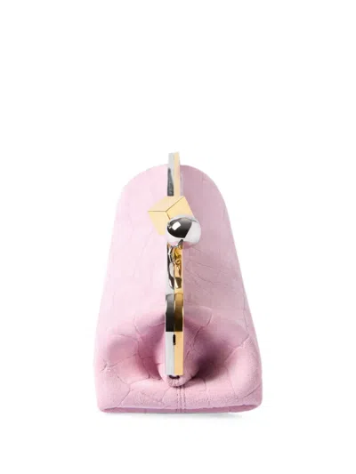 Jacquemus The Salon Clutch In Pink
