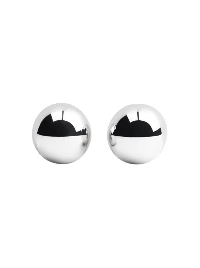 JACQUEMUS JACQUEMUS THE SALON EARRINGS SILVER
