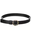Jacquemus La Ceinture Salon Leather Belt In Black
