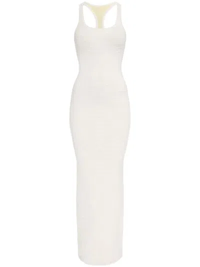 Jacquemus The Scala Long Dress In White