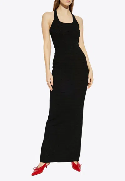 JACQUEMUS THE SCALA MAXI RACERBACK DRESS