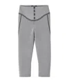 Jacquemus Womens Dark Grey Les Capri Stretch-knit Leggings In Gray