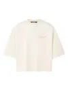 Jacquemus Beige Crewneck Logo T-shirt In Neutral