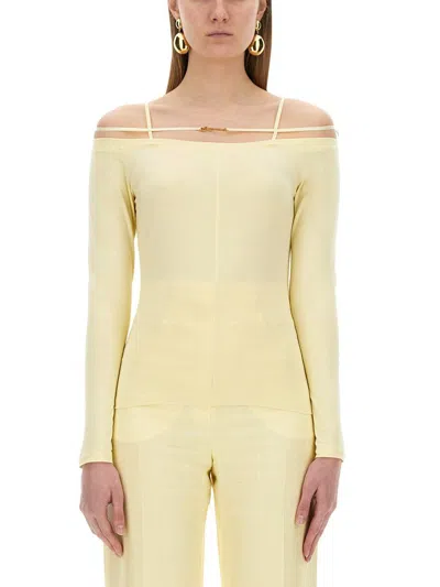 Jacquemus The Sierra Shirt In Yellow