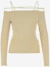 Jacquemus Le T-shirt Sierra In Neutrals