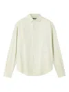 Jacquemus Simon Long-sleeved Shirt In Gray