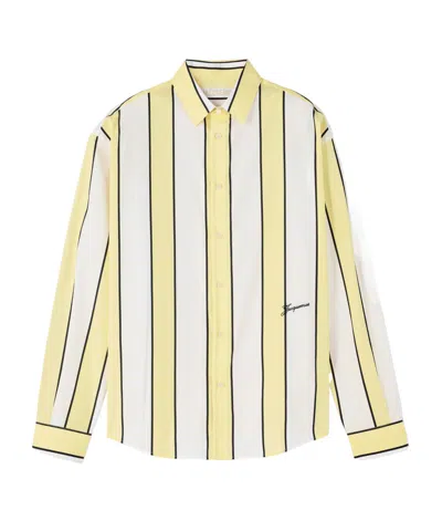 Jacquemus La Chemise Simon Buttoned Shirt In White