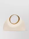 Jacquemus Versatile Clutch With Adjustable Strap And Metal Handle