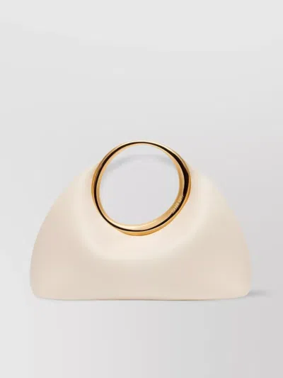 Jacquemus Versatile Clutch With Adjustable Strap And Metal Handle