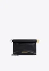 Jacquemus The Small Rond Carré Clutch Bag In Black