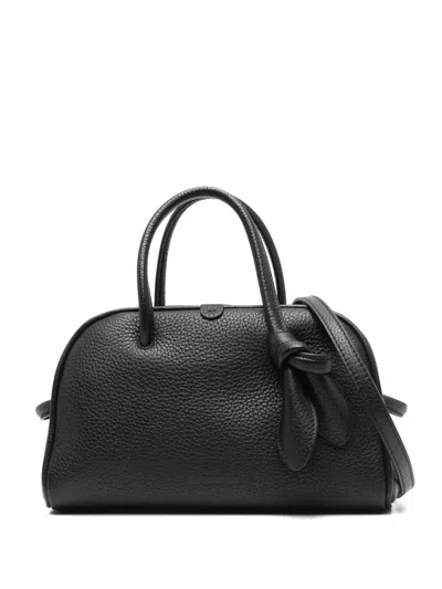 Jacquemus The Small Turismo Tote Bag In Schwarz