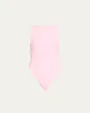Jacquemus The Sole Open-back One-piece Swimsuit In Pink