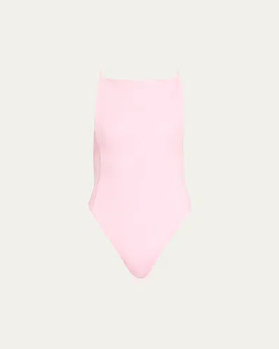 JACQUEMUS THE SOLE OPEN-BACK ONE-PIECE SWIMSUIT