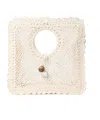 Jacquemus La Spiaggia Embellished Lace-raffia Bag In White