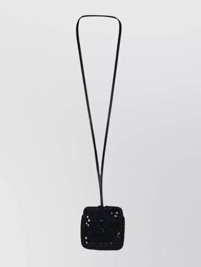 Jacquemus The Square Woven Necklace Strap