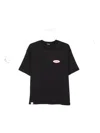 Jacquemus Le T-shirt Stazione Blu Crewneck T-shirt With Logo Patch On The Front In Cotton Jersey Man In Black
