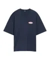 Jacquemus Le-t-shirt Stazione Logo Patch T-shirt In Blue