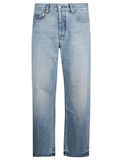 Jacquemus The Straight De-nîmes Denim Pants In Blue