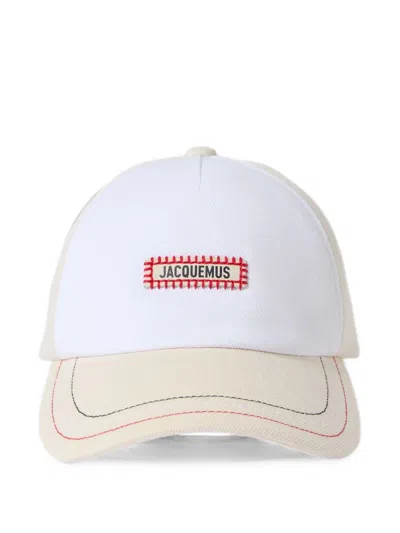 Jacquemus The Supporter Cap In White