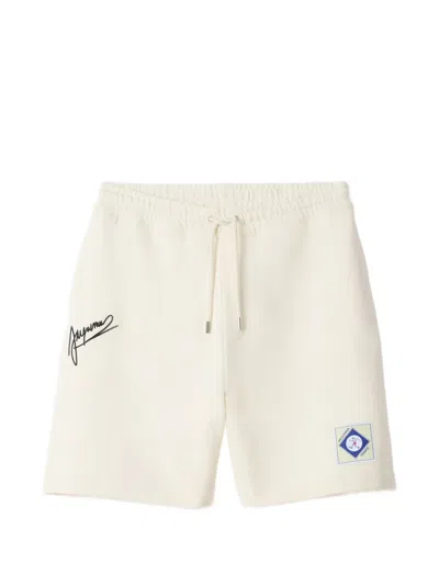 Jacquemus The Supporter Shorts In White