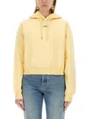Jacquemus The Sweatshirt With Grosgrain Hood In Neutrals