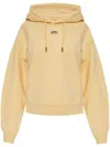 Jacquemus Gros Grain Light Beige Hooded Sweatshirt In Yellow