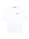 Jacquemus Mens Station Patch White Stazione Brand-patch Cotton-jersey T-shirt In White