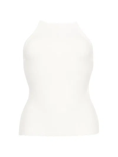 Jacquemus The Tablier Halter Top In White