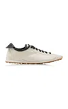 Jacquemus The Tennis Leather Sneakers In White
