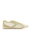 Jacquemus The Tennis Leather Sneakers In Yellow