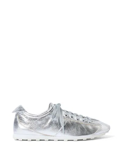 Jacquemus The Tennis Sneakers In Silver