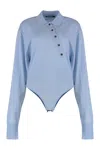 Jacquemus The Tordu Merino Body In Blue
