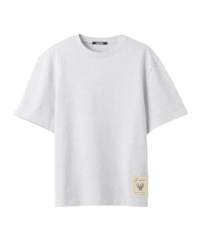 Jacquemus The Torneo Short-sleeve T-shirt In Gray