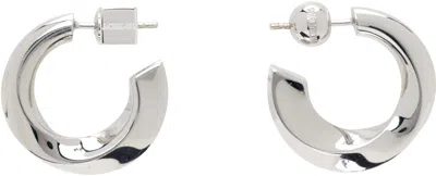 Jacquemus 'the Tourni Hoop' Earrings In Silver