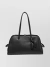 Jacquemus Women Tourist Leather Tote Bag In Black