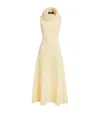 Jacquemus La Robe Triangle Crepe Midi Dress In Neutral