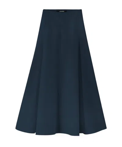 Jacquemus The Triangle Skirt In Blue