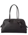Jacquemus The Turismo Large Leather Shoulder Bag In Black