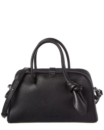 Jacquemus The Turismo Small Leather Satchel In Black