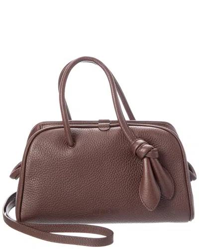 Jacquemus The Turismo Small Leather Shoulder Bag In Brown